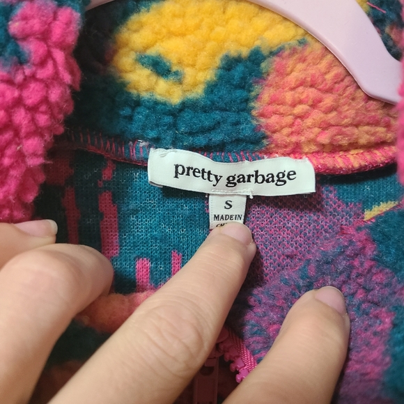 Pretty garbage pullover colorful sweatshirt - Picture 4 of 5